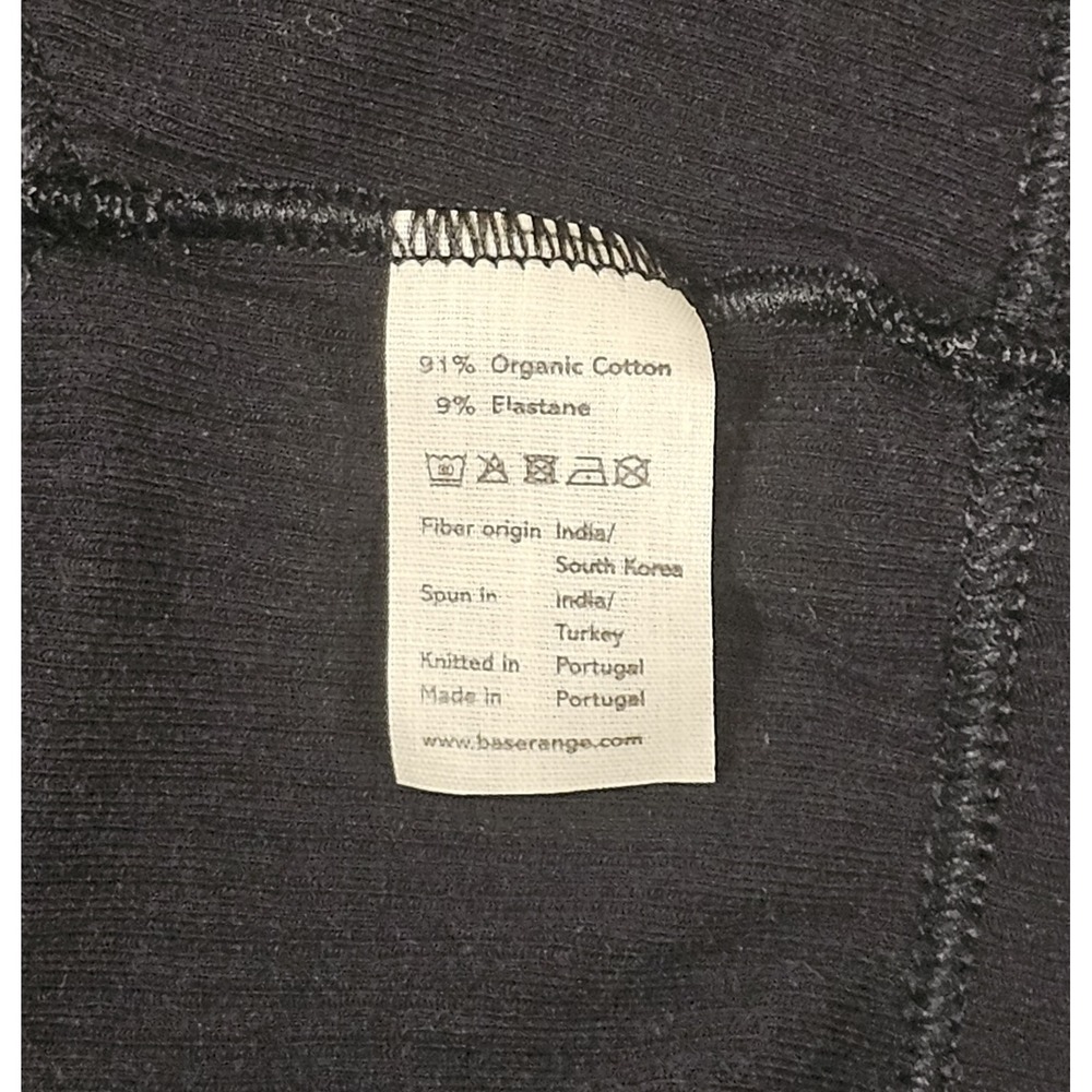 Base Range Heart Ribbed Bra Size Small Black - Picture 8 of 8